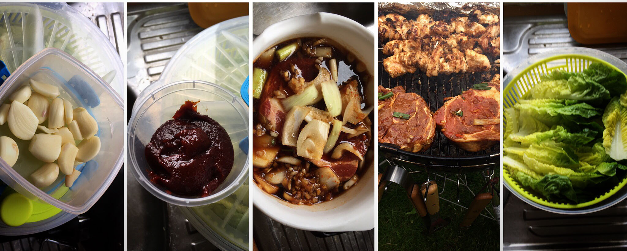 different things that go into Ssam